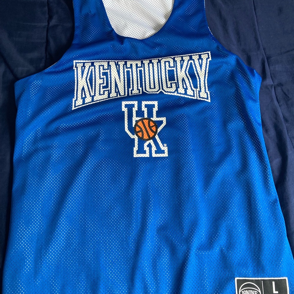 Vintage Kentucky Wildcats basketball reversible practice jersey